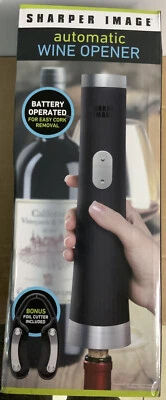 🍇 Abridor de vino automático de imagen más nítida funciona con pilas con cortador de papel🆕 Foto 1 de 4