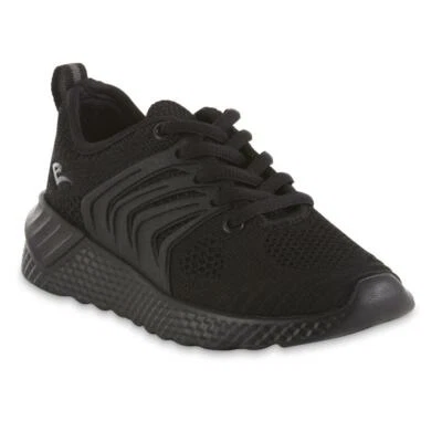 Zapatillas deportivas Everlast para jóvenes niños mezcla negras con cordones talla 13-6 medianas Foto 1 de 4