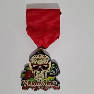 San Antonio Texas Fiesta 2014 Medals VisionWorks Skull Day of the Dead - Picture 1 of 3