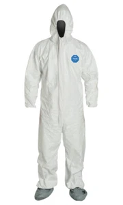 Dupont TY122S Disposable White Tyvek Coverall Suit (Sizes M-4XL) - Picture 1 of 1