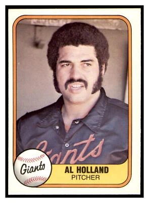 1981 Fleer Al Holland RC #445 San Francisco Giants - Image 1 of 2