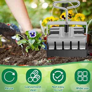Mini Soil Blocker 3/4inch 20 Cell Manual Soil Block Maker Handheld Seed Stron - Picture 1 of 12