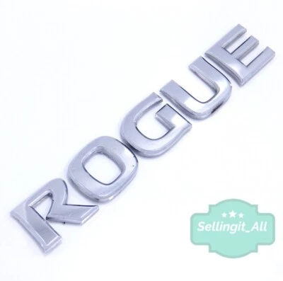 08-15 Nissan Rogue Liftgate Chrome Logo Emblem OEM Ornament 84894-JM00A SL Rear - Image 1 of 2