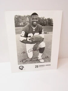 De colección Darrell Green #28 Firmado 8x10 - Washington (Redskins) Commanders PM-104 - Imagen 1 de 7