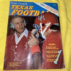 1976 Dave Campbell's Texas Football Magazine Bill Yeoman Houston U Houston - Picture 1 of 5