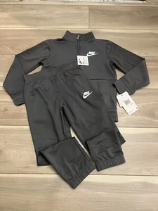 NEW Nike Boys Tracksuit 2-Piece Jacket & Joggers Set, Size 6, Gray  MSRP $48 - Picture 1 of 6