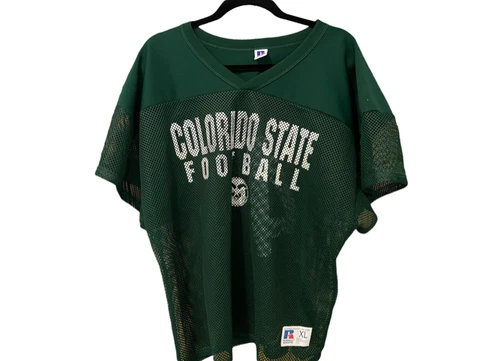 Colorado State Football Russell Athletic Mesh Practice Jersey Ashida #4 CSU Cover