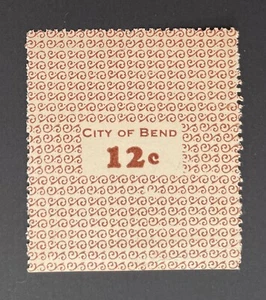 Oregon State Revenue - City of Bend Beer Tax, 12 cents brown - MNH - closed tear - Picture 1 of 3