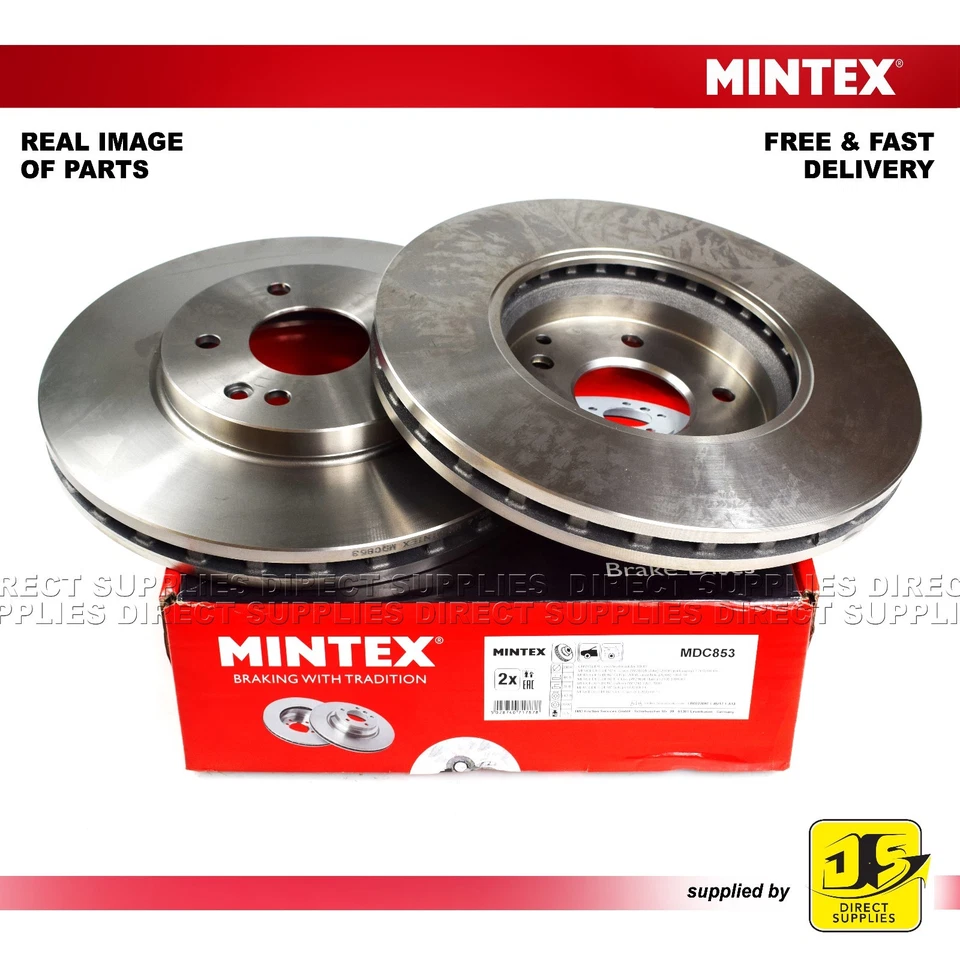 PAR DE DISCOS DELANTEROS CHRYSLER MERCEDES-BENZ C CLC CLASE E CLK SLK MINTEX MDC853 Foto 1 de 1