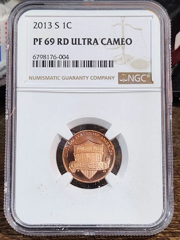 2013 S Lincoln 1c, NGC Certified PF 69 UCAM RD, 004 Cover