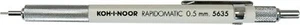 Koh-I-Noor Rapidomatic Druckbleistift, 5 mm Mine, weiß, je 1 (5635) - Bild 1 von 1