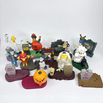 Simpsons 2001-02 Burger King Toys Halloween Figures Treehouse of Horror 14 pcs - Image 1 of 4