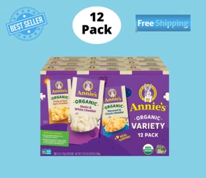 Annie's Homegrown Organic Macaroni and Cheese Variety Pack 12ct/6oz (NoShipToCA) - Picture 1 of 1