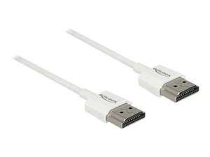 DELOCK - 85126 - Kabel HDMI auf HDMI Slim 1,5m wei? - Afbeelding 1 van 1