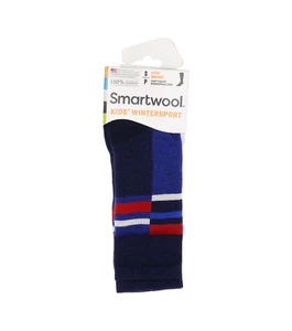Smartwool L19212 Kids Multi Light Cushion Wintersport Stripe Wool Socks Size S - Picture 1 of 3