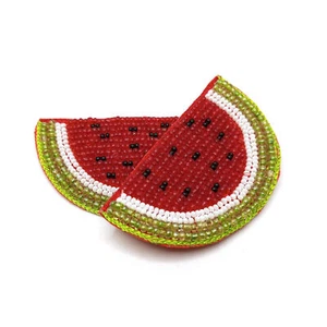 Sew On Watermelon Applique Patches For Diy Craft Pack Of 2 A390 - Picture 1 of 4
