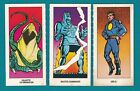 Weetabix Superman 3 Cards Set DC Comics inc. Jor-El Galactic Co-ordinator - 1978