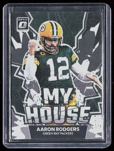 2022 Donruss Optic #MH-5 Aaron Rodgers My House! - Picture 1 of 2
