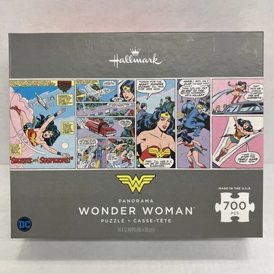 Hallmark Wonder Woman Jigsaw Puzzle Family Fun DC Comics Superhero USA - Image 1 of 4