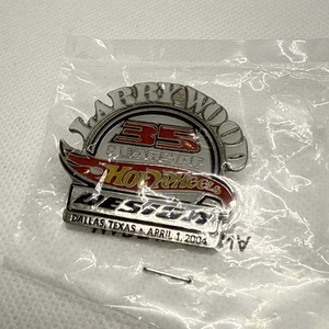 Hotwheels Larry wood design 35 years of Hotwheels Dallas Texas April 1, 2004 pin - Picture 1 of 6