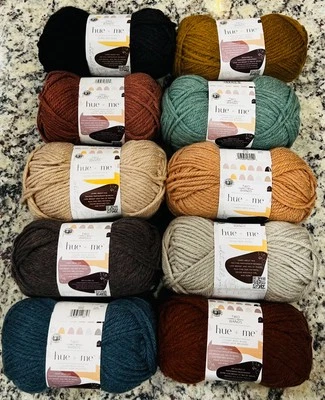 NEW Lion Brand Hue + Me—10 Color Options—Buy More & Save - Image 1 of 3