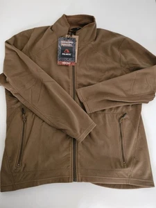 Beyond Clothing Wind Pro RA Fleece Jacket Coyote Brown Size Large Short A3 NWT - Picture 1 of 8