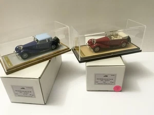 1/43  Set of 2 1933 Mercedes Benz 380 W22 cabriolet B open & closed LE 10pcs EMC - Picture 1 of 5