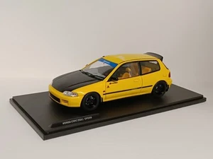Honda Civic Eg6 Spoon version jaune 1991 1/18 solido S1810402 - Imagen 1 de 3