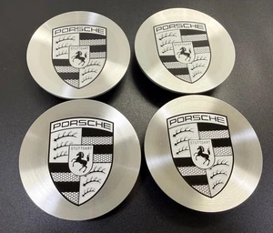 Porsche Écusson Diamant Coupe Alliage Centre Roue Capuchons - Turbo III IV Roues - Picture 1 of 6