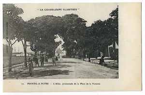 Frühe Guadeloupe Postkarte - Französische Karibik - Point-A-Pitre Siegplatz - Bild 1 von 1
