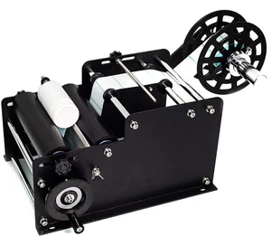 Manuelle Etikettiermaschine Rundflasche Etikettenapplikator MT30 Etikettiergerät Drucker - Bild 1 von 11