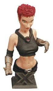 The ULTIMATE MARVEL GIRL 7" TALL BUST X-MEN STATUE Regular Jean Grey Black - Picture 1 of 6