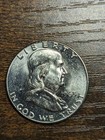 1963-50C Franklin Half Dollar Ms Free Shipping