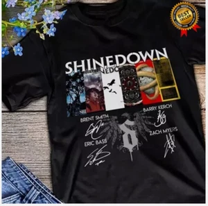 New Rare Shinedown Band Gift For Fans Black T-Shirt Men Women - Picture 1 of 3