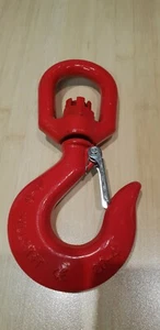 DELTALOCK Crochet à émerillon à linguet 15 tonnes en acier carbone *NEUF* - Imagen 1 de 2