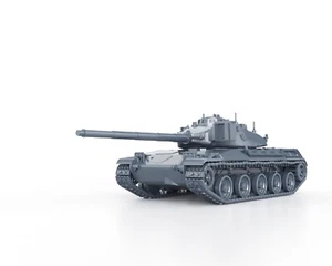 MODERN FRENCH - CHAR DE COMBAT AMX 30 GIAT - 1/56 1/72 1/87 1/100 3D PRINTED - Picture 1 of 4