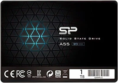 Silicon Power  SSD 3D NAND SLC 2.5" SATA-3 Slim Laptop Hard Drive HDD 128GB-1TB - Image 1 of 4