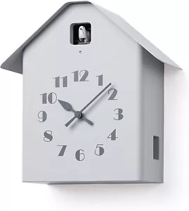 RF20-03GY Lemnos WALL & TABLE CLOCK DACHS CUCKOO RYOSUKE FUKUSADA DESIGN AC100V - Picture 1 of 1