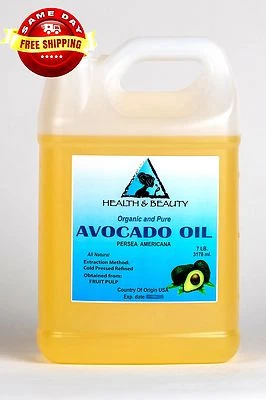 H&B OILS CENTER AVOCADO OIL REFINED ORGANIC CARRIER COLD PRESSED FRESH 100% PURE 7 LB