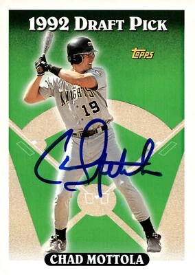 Chad Mottola - Signed 1993 Topps 1992 Draft Pick Rookie Card #56 - Image 1 of 2