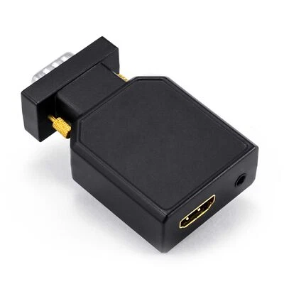 CSL VGA zu HDMI Konverter 1:1-Unwandlung Full HD-Auflösung Plug & Play - Bild 1 von 4