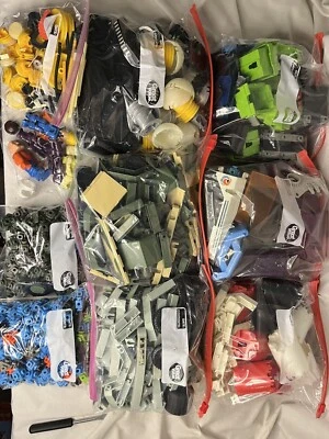 Lote de 9 piezas de construcción vintage Fisher Price mega aleatorias de juguetes lb Foto 1 de 4