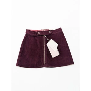 Zara Moleskin Skirt With Zipper Girl's Size 5 Years  - Picture 1 of 13