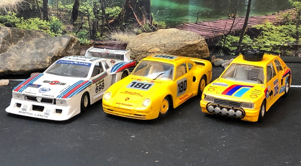 1:24 1:25 BURAGO Diecast PEUGEOT TURBO/LANCIA BETA MONTECARLO/PORSCHE 959 COMO ESTÁ Foto 1 de 4