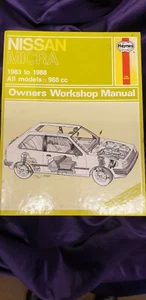 NISSAN MICRA 1983-1988 Manual Original Comprehensive Parts - Picture 1 of 6
