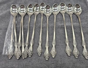 Twelve Ron Royale, stainless 18/8, Japan, Bloomingdales, Iced Tea Spoons 7.5" - Picture 1 of 13