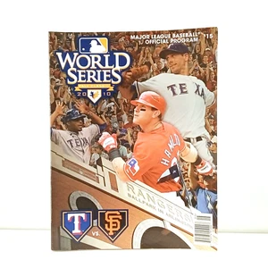 2010 World Series Official Souvenir Program Texas Rangers San Francisco Giants - Picture 1 of 2