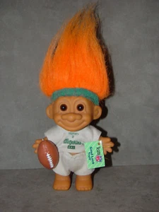 Troll Doll 4 1/2" Russ Dophins Miami NFL  Football - Picture 1 of 1