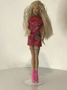 Rare Barbie Fashion Fever 12 Inches Tall Doll , Braids Blond Body 1999 Head 1998 - Picture 1 of 8