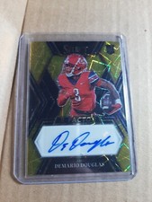 2023 Select Draft Picks Demario Douglas X-Factor Gold Laser Velocity Auto #D /75